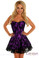 Daisy Corset Lavish Purple Lace Corset Dress
