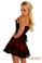 Daisy Corset Lavish Red Lace Corset Dress