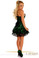 Daisy Corset Lavish Green Lace Corset Dress
