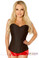 Daisy Corset Lavish Black Brocade Side Zipper Corset