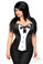 Daisy Corset Lavish Tuxedo Button Corset