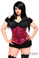 Daisy Corset Lavish Fuchsia Sequin Underbust Corset