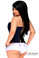 Daisy Corset Lavish Navy Blue Sweetheart Front Zipper Corset