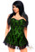 Daisy Corset Lavish lus Size Green Lace Corset Dress