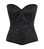 Daisy Corset Top Drawer Elegant Black Embroidered Steel Boned Corset