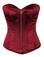 Daisy Corset top Drawer Bordeaux Satin Steel Boned Corset