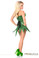Daisy Corset Top Drawer Green Sequin Steel Boned Corset Dress