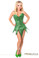 Daisy Corset Top Drawer Green Sequin Steel Boned Corset Dress
