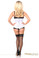 Daisy Corset Top Drawer White Satin Underbust Steel Boned Corset