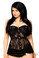 Daisy Corset Black Lace Molded Cup Corset