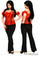 Daisy Corset Top Drawer Plus Size Red Steel Boned Molded Cup Sequin Corset