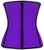 Daisy Corset Breathable Hole Purple Steel Boned Latex Shaper Waist Training Corset