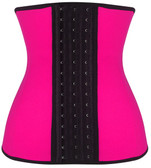 Daisy Corset Pink Steel Boned Latex Shaper Waist Training Corset