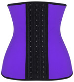 Daisy Corset Purple Steel Boned Latex Shaper Waist Training Corset