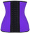 Daisy Corset Purple Steel Boned Latex Shaper Waist Training Corset