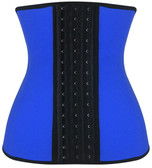 Daisy Corset Blue Steel Boned Latex Shaper Waist Training Corset