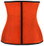 Daisy Corset Orange Steel Boned Latex Shaper Waist Training Corset