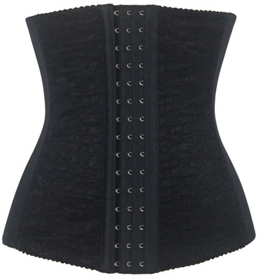 Daisy Corset Black Lace Steel Boned Waist Training Corset