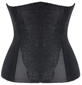 Daisy Corset Black Lace Overlay Steel Boned Waist Training Corset