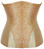 Daisy Corset Tan Lace Overlay Steel Boned Waist Training Corset