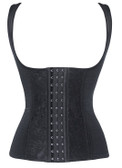 Daisy Corset Black Steel Boned Waist Training Corset