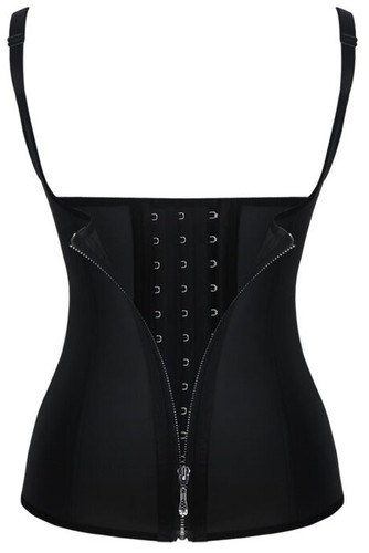 Daisy Corset Smooth Waist Training Latex Corset with Hook and Eye and Zipper