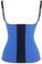 Daisy Corset Blue Adjustable Shoulder Strap Latex Waist Cincher