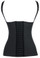 Daisy Corset Black Adjustable Shoulder Strap Latex Waist Cincher