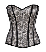 Daisy Corset Lavish Ivory Lace Overbust Corset