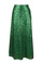 Daisy Corset Green Long Sequin Skirt