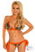 Daisy Corset Camouflage Pucker Back Bikini