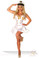 Daisy Corset 4 PC Sexy Navy Officer Costume