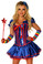 Daisy Corset 6 PC Sexy " Rainbow Girl" Costume