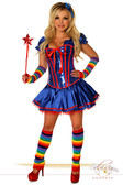 Daisy Corset 6 PC Sexy " Rainbow Girl" Costume