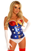 Daisy Corset 4 PC Sexy "Comic Heroin" Costume