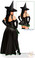 Daisy Corset 5 PC Sexy "Wicked Witch" Costume