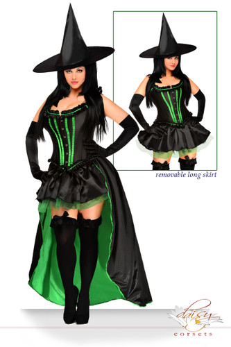 Daisy Corset 5 PC Sexy "Wicked Witch" Costume