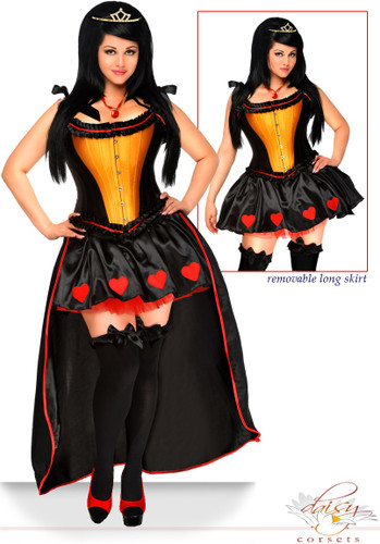 Daisy Corset 5 PC Sexy "Heart Queen" Costume