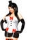 Daisy Corset 4 PC Sexy "Frost Bitten" Costume