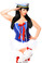 Daisy Corset 3 PC Sassy Sailor Costume