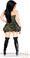 Daisy Corset Plus Size 3 PC Sexy Army Girl Costume