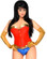 Daisy Corset Plus Size 4 PC Sexy "Sexy Superhero" Costume