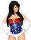 Daisy Corset Plus Size 4 PC Sexy "Comic Heroine" Costume