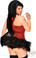 Daisy Corset Plus Size 2 PC Sexy Schoolgirl