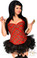 Daisy Corset Plus Size 2 PC Sexy Schoolgirl