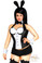 Daisy Corset Plus Size 5 PC Sexy Tuxedo Bunny Costume