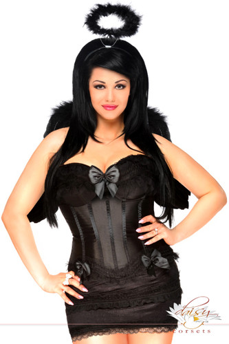 Daisy Corset Plus Size 4 PC Sexy Dark Angel Costume