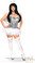Daisy Corset Plus Size 4 PC Glitter Angel Costume