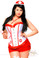 Daisy Corset Plus Size 4 PC Sexy Nurse Costume