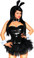 Daisy Corset Plus Size 5 PC Sexy Sequin Bunny Costume